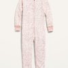 Unisex Snug-Fit 2-Way-Zip Printed Pajama One-Piece for Toddler & Baby