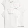 Uniform Pique Polo Shirt 3-Pack for Girls