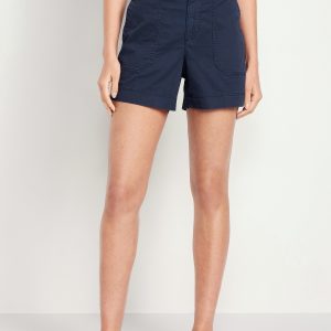 High-Waisted OGC Chino Shorts -- 5-inch inseam