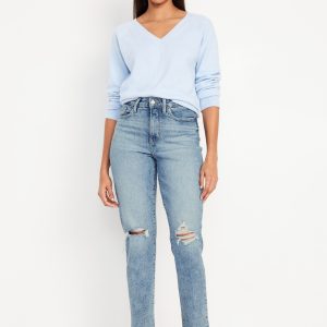 Curvy High-Waisted OG Straight Ankle Jeans