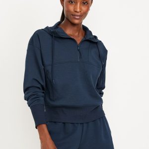 Dynamic Fleece Half-Zip Hoodie Sweatshirt