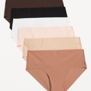Low-Rise No-Show Hipster Underwear 6-Pack
