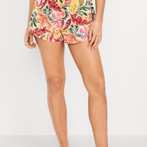 Poplin Boxer Pajama Shorts