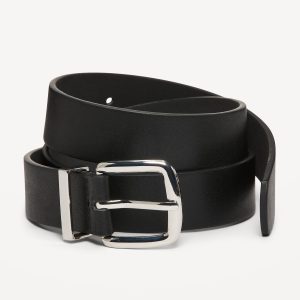 Classic Faux-Leather Belt