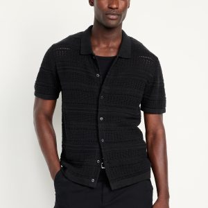 Open-Stitch Sweater