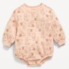 Disney© Long-Sleeve Fleece One-Piece Romper for Baby