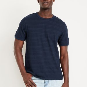 Crew-Neck Pique T-Shirt