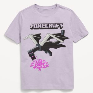 Minecraft™ Gender-Neutral Graphic T-Shirt for Kids