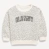 Printed Long-Sleeve Logo-Graphic Sweatshirt for Toddler Girls