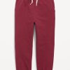 Cinched-Hem Jogger Sweatpants for Toddler Boys