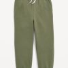 Cinched-Hem Jogger Sweatpants for Toddler Boys