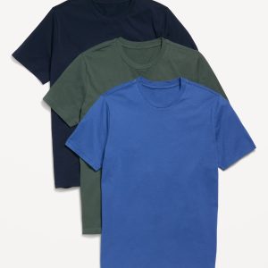 Solid Crew-Neck T-Shirt 3-Pack