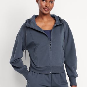 Dynamic Fleece Oversized Zip Hoodie Sweatshirt