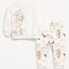 Disney© Crew-Neck Sweatshirt and Sweatpants Set for Baby