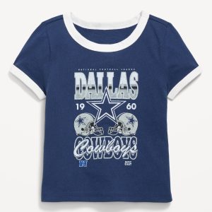 NFL™ Dallas Cowboys™ Fitted Graphic Ringer T-Shirt for Girls