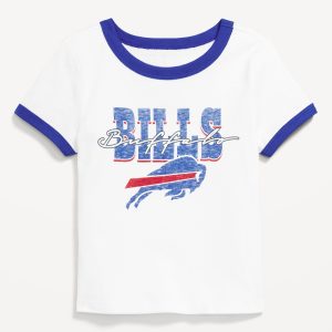 NFL™ Buffalo Bills™ Fitted Graphic Ringer T-Shirt for Girls