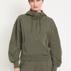 Dynamic Fleece Half-Zip Hoodie Sweatshirt